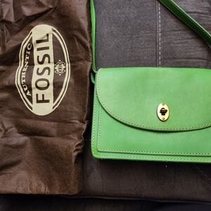 Fossil Green Crossbody Bag